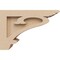 Ekena Millwork 3"W x 9"D x 6"H Classic Mayflower Rough Cedar Woodgrain TimberThane Corbel, Primed Tan CORUR03X09X06MAYRCPR - alternate 4
